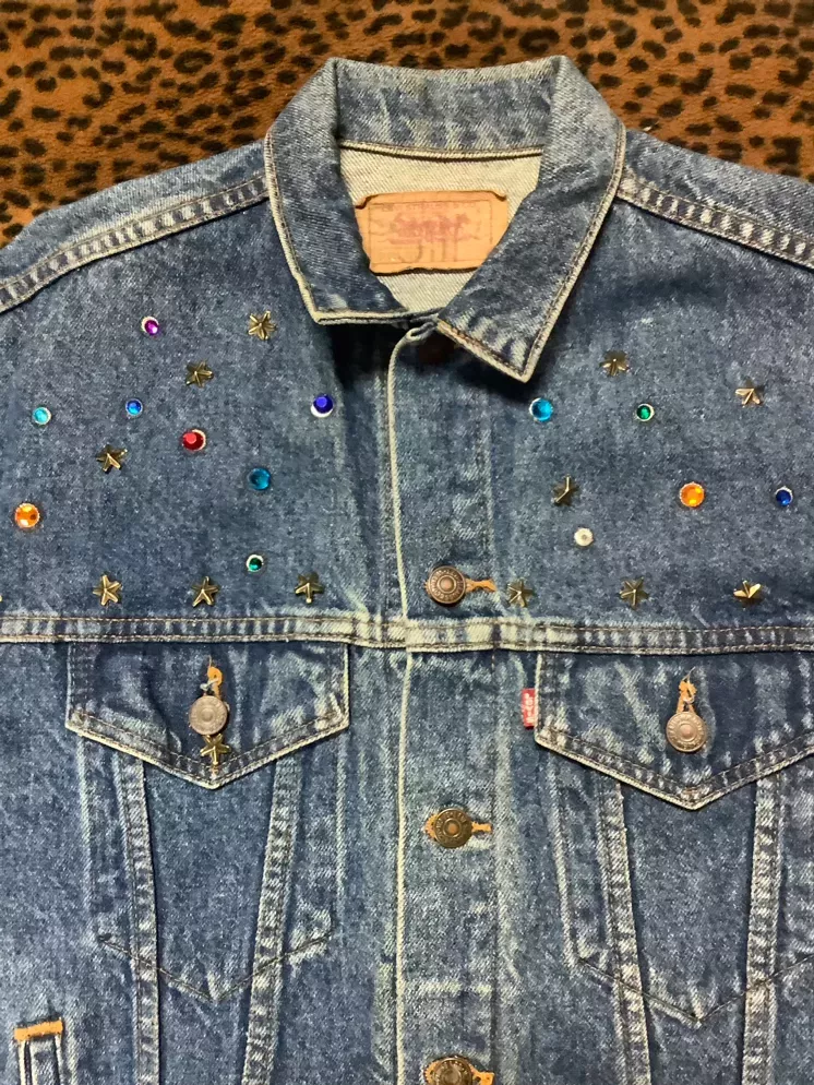 Levi's Type 3 Le SparkLe Embellished Denim Jacket
