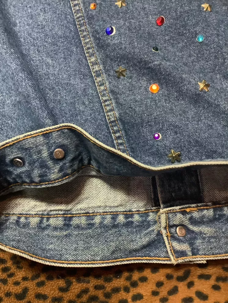 Levi's Type 3 Le SparkLe Embellished Denim Jacket
