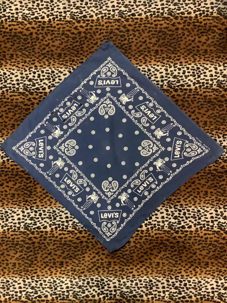 Vintage Levi's Distressed PaisLey Bandana