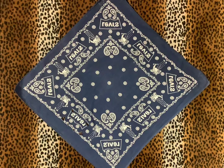 Vintage Levi's Distressed PaisLey Bandana