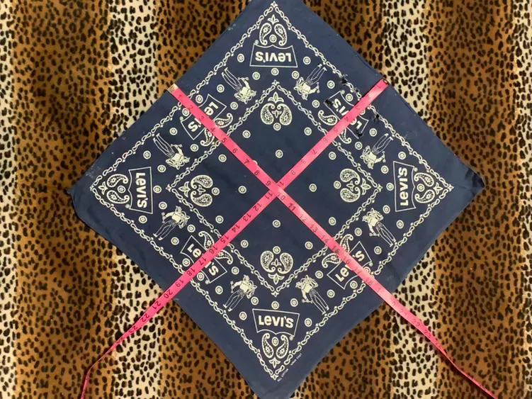 Vintage Levi's Distressed PaisLey Bandana