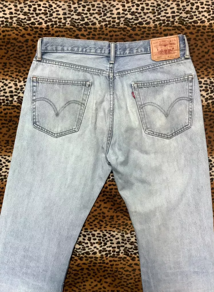 Vintage Y2K Levi’s HeLLa Patchy Jeans