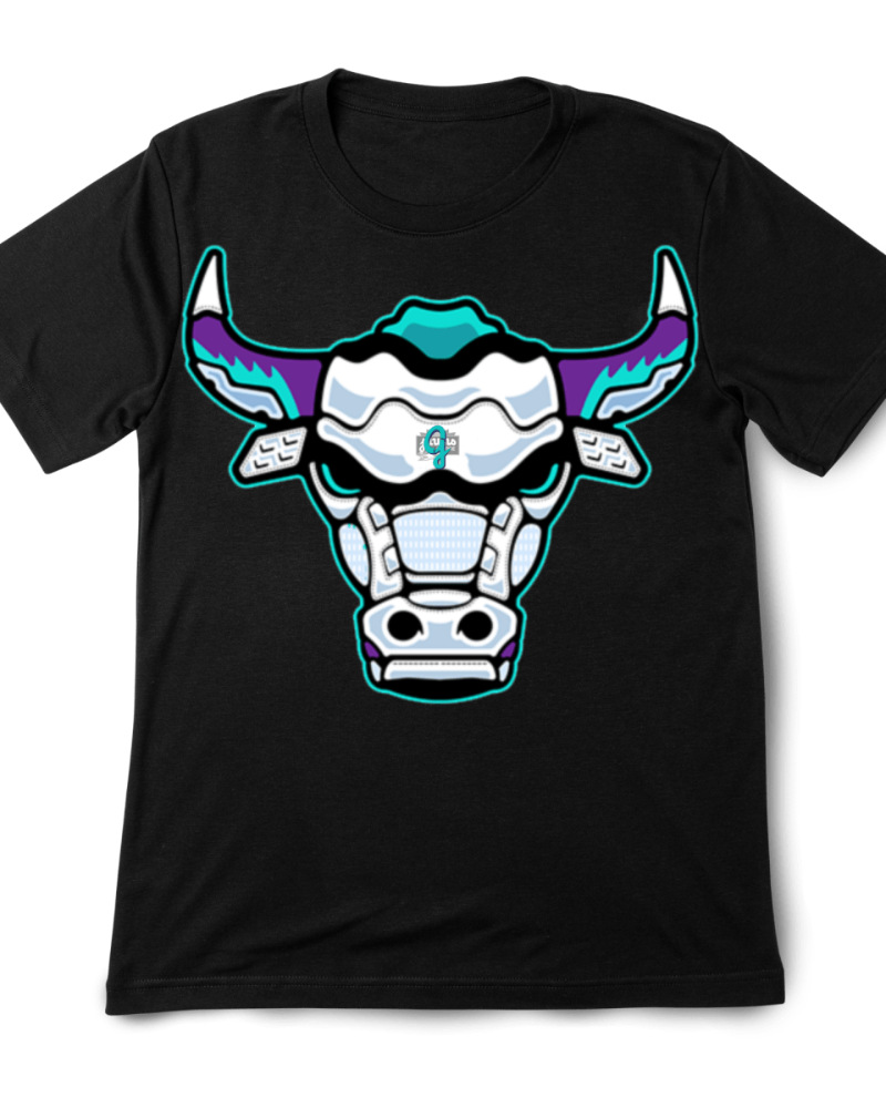 Jordan 5 Grape Angry Bull  - Original Jawns - Black T-Shirt