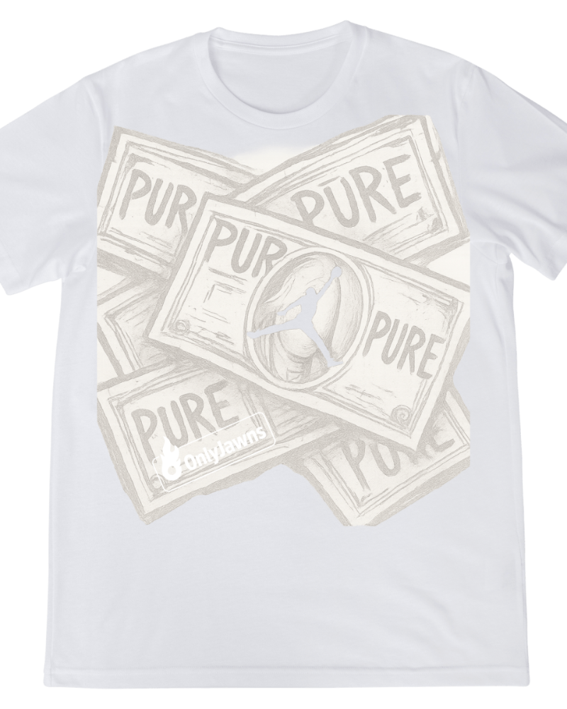 Jordan 3 Pure Money - Original Jawns - White T-Shirt