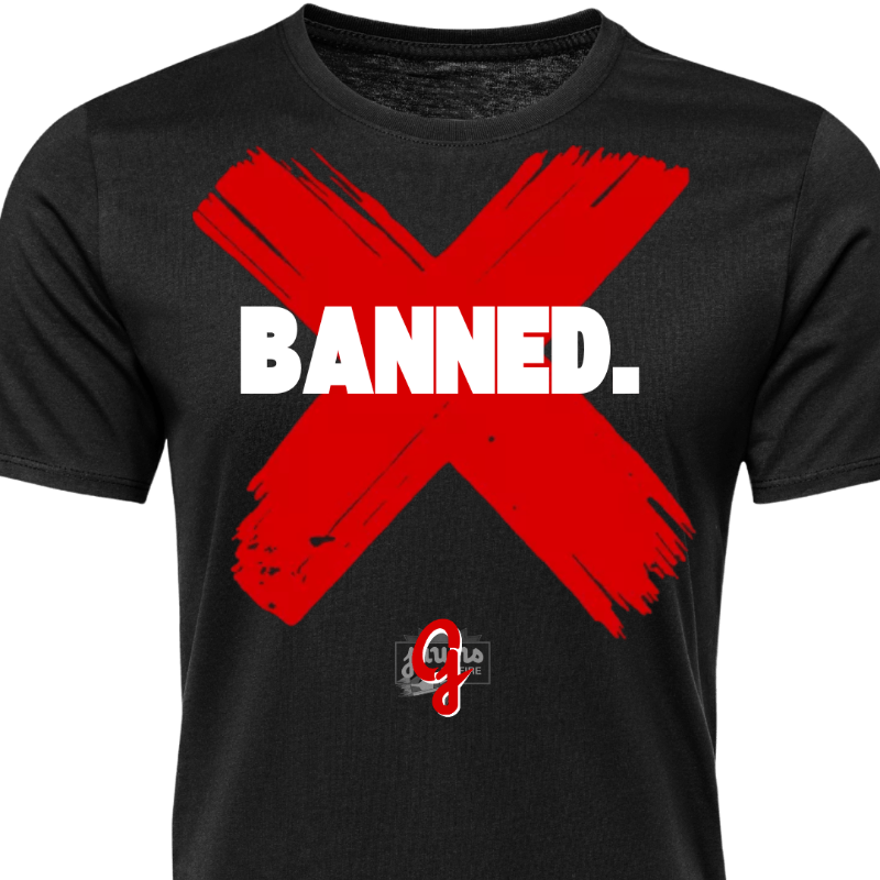 BANNED Jordan 1 BRED - Original Jawns - Black T-Shirt