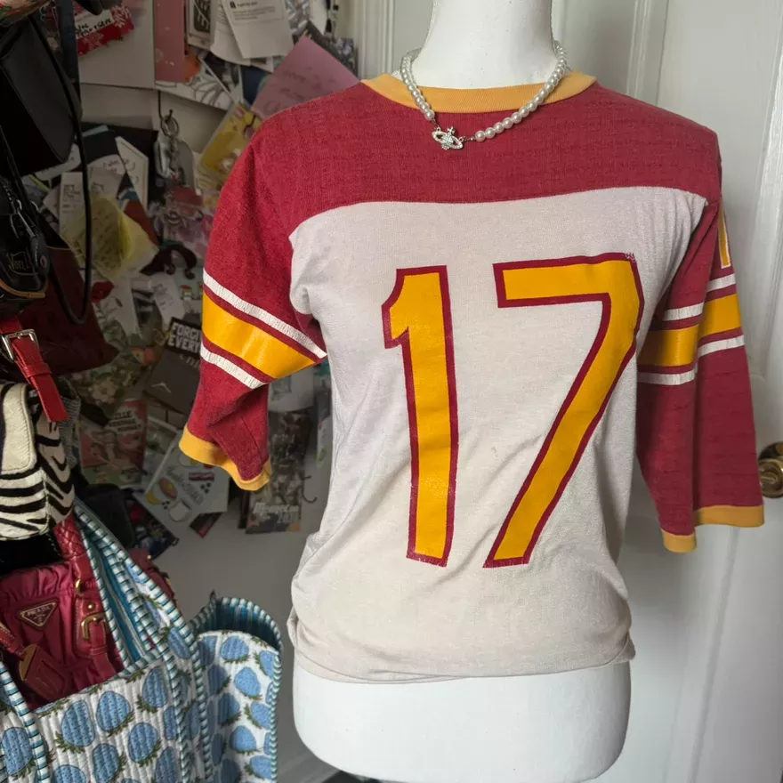 Vintage Number 17 Jersey Tee