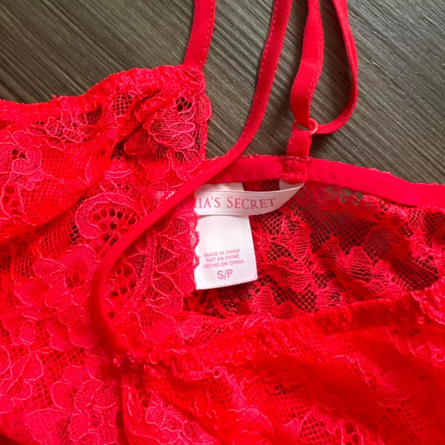 Crimson Lace Babydoll Lingerie