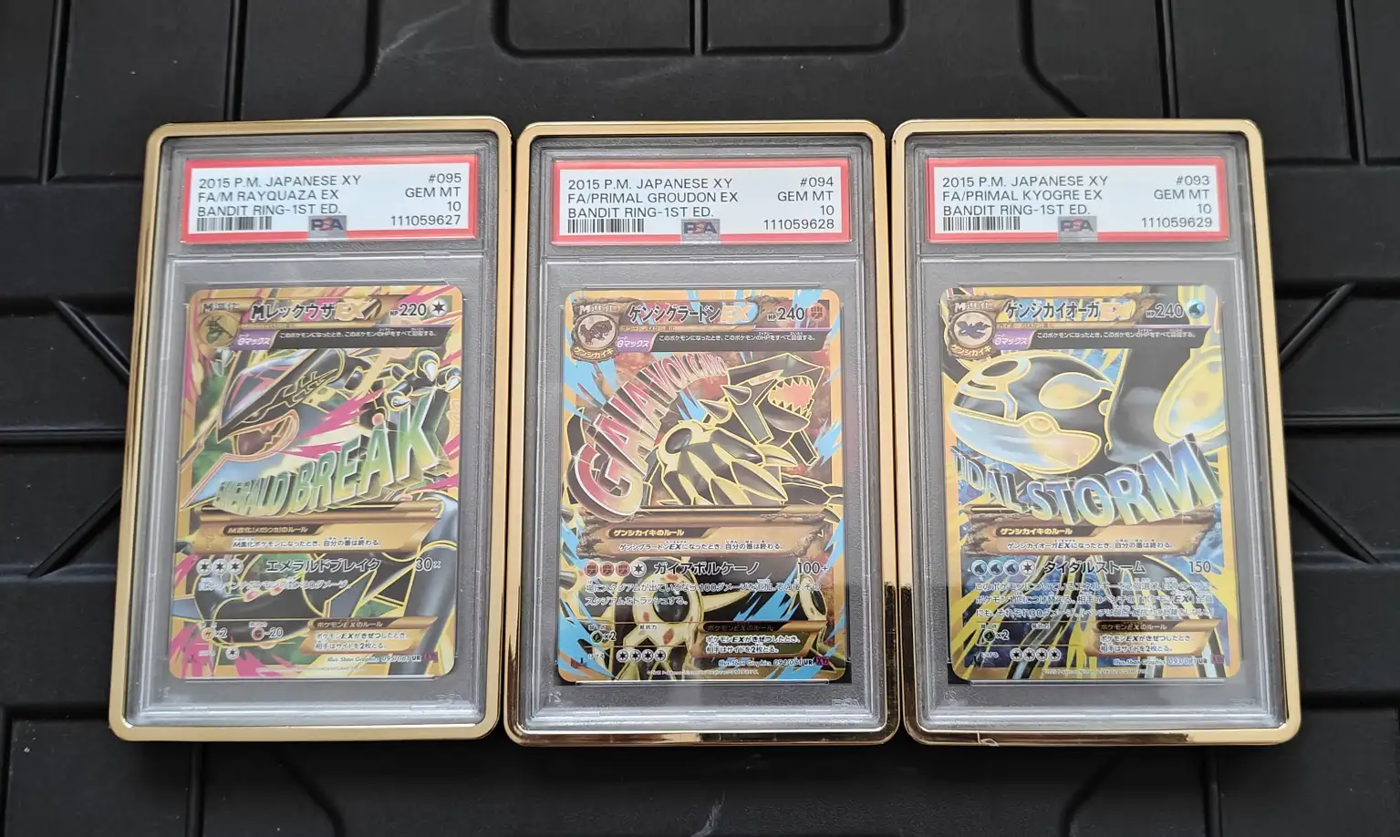 Pokemon Japanese XY Bandit Ring PSA 10 Set