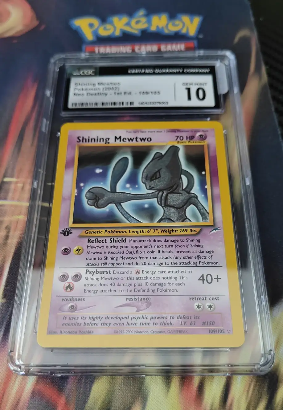 First Edition Shining Mewtwo CGC 10 GEM MINT 💎
