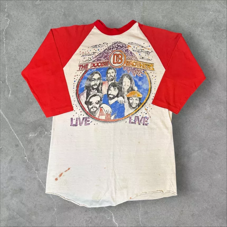 1970s Doobie Brothers Live Parking Lot Tee