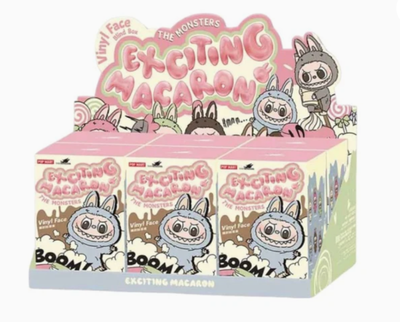 Pop Mart Labubu The Monsters Exciting Macaron Vinyl Plush Pendant