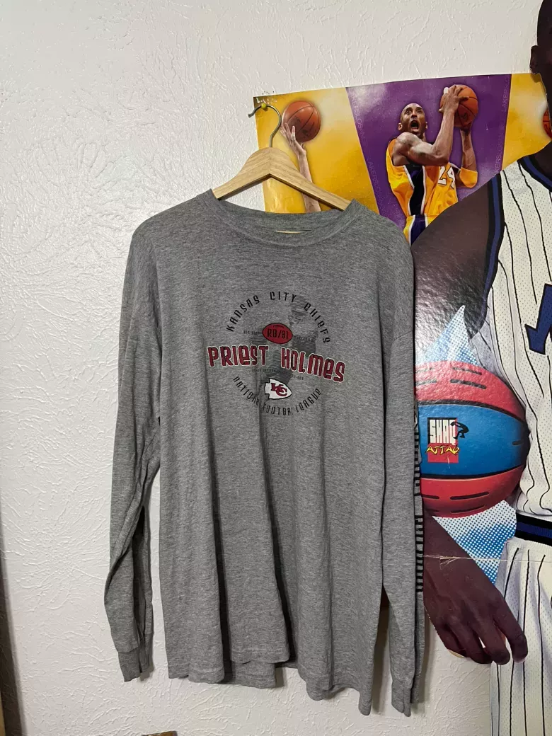 Chiefs Priest Holmes Long Sleeve Tee