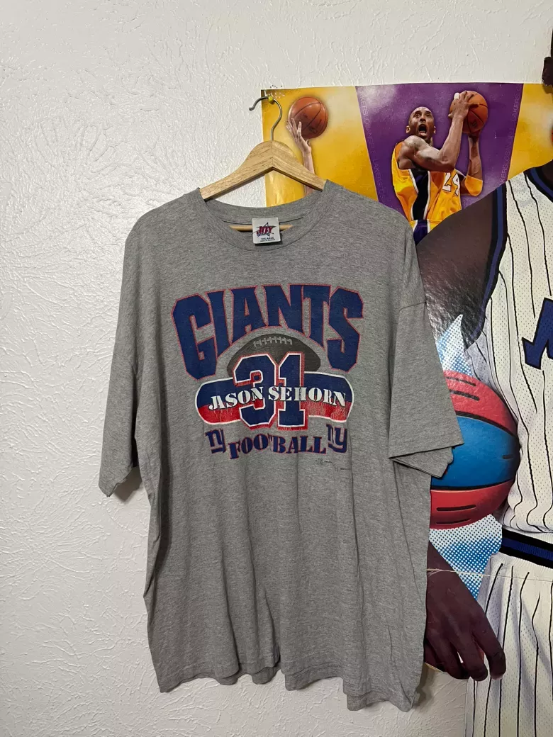 Vintage NY Giants Jason Sehorn #31 Football T-Shirt