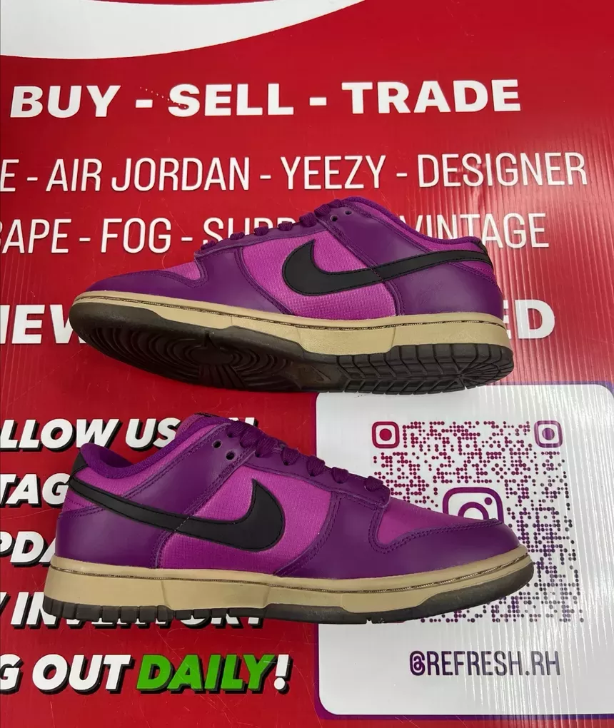 Nike Dunk Low Viotech Hot Fuchsia Size 8W/6.5Y