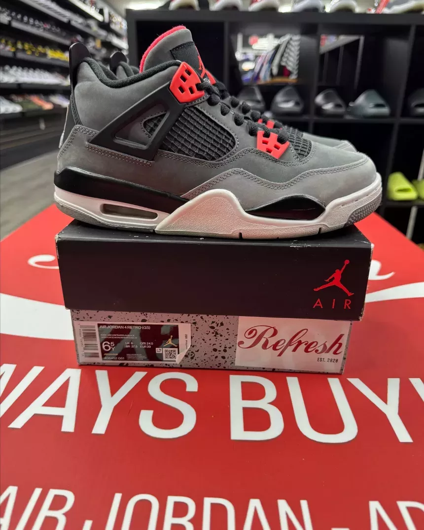 Air Jordan 4 Infrared Size 6.5y