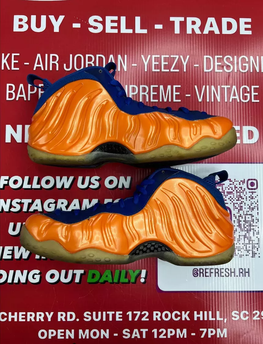 Nike Foamposite Knicks Size 8.5