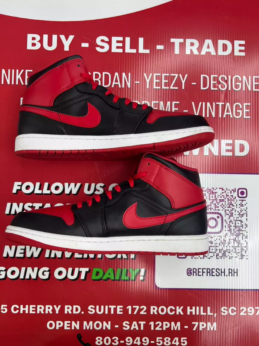 Air Jordan 1  Mid Alt Bred Size 11
