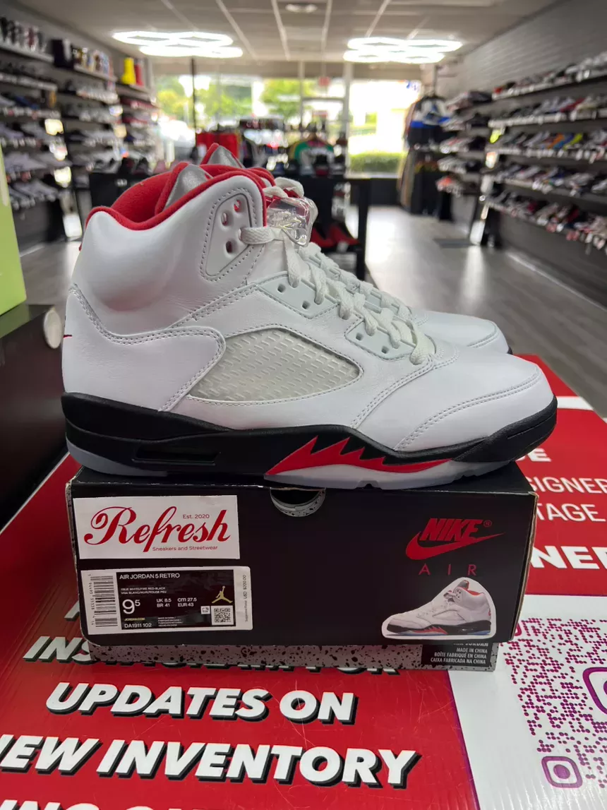 Air Jordan 5 Fire Red Size 9.5