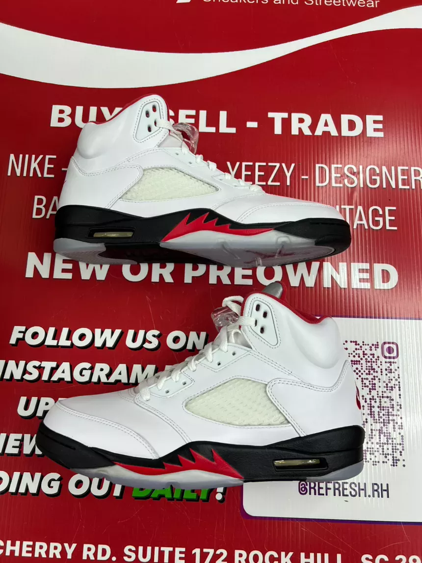 Air Jordan 5 Fire Red Size 9.5