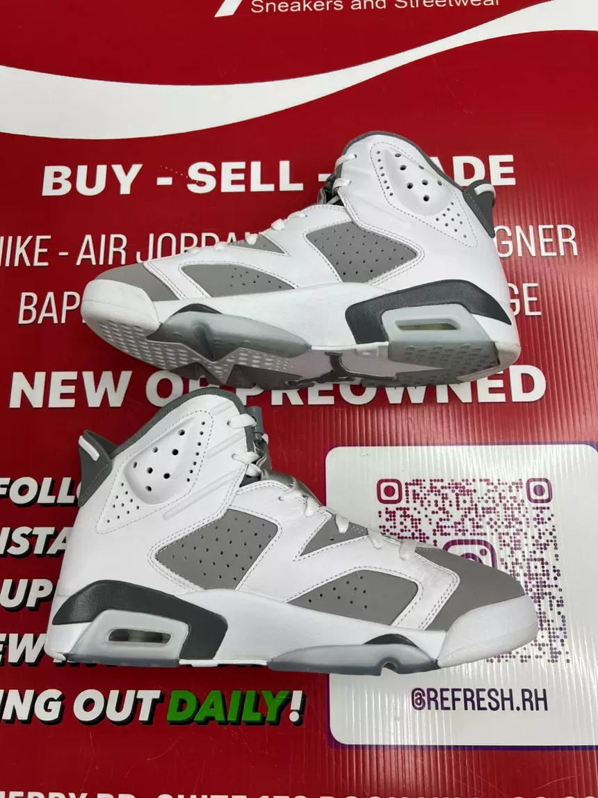 Air Jordan 6 Cool Grey Size 9.5