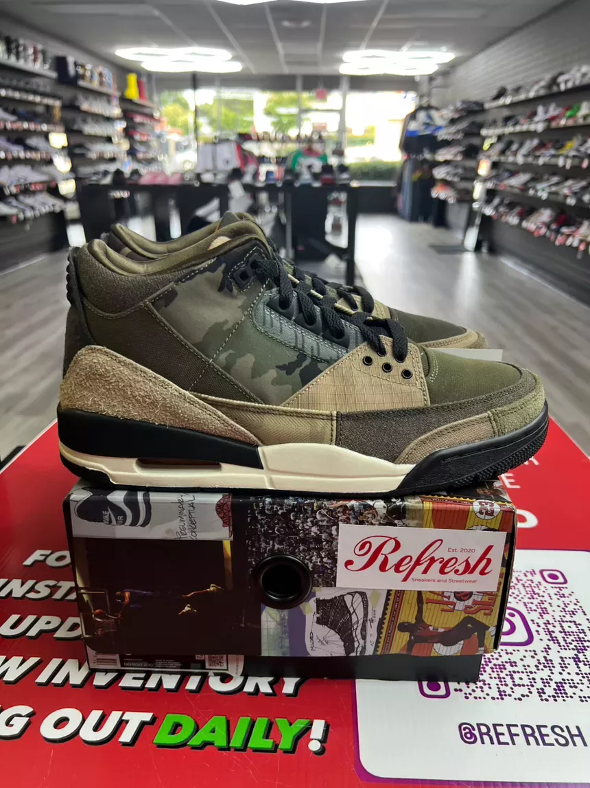 Air Jordan 3 Patchwork Camo Size 9.5