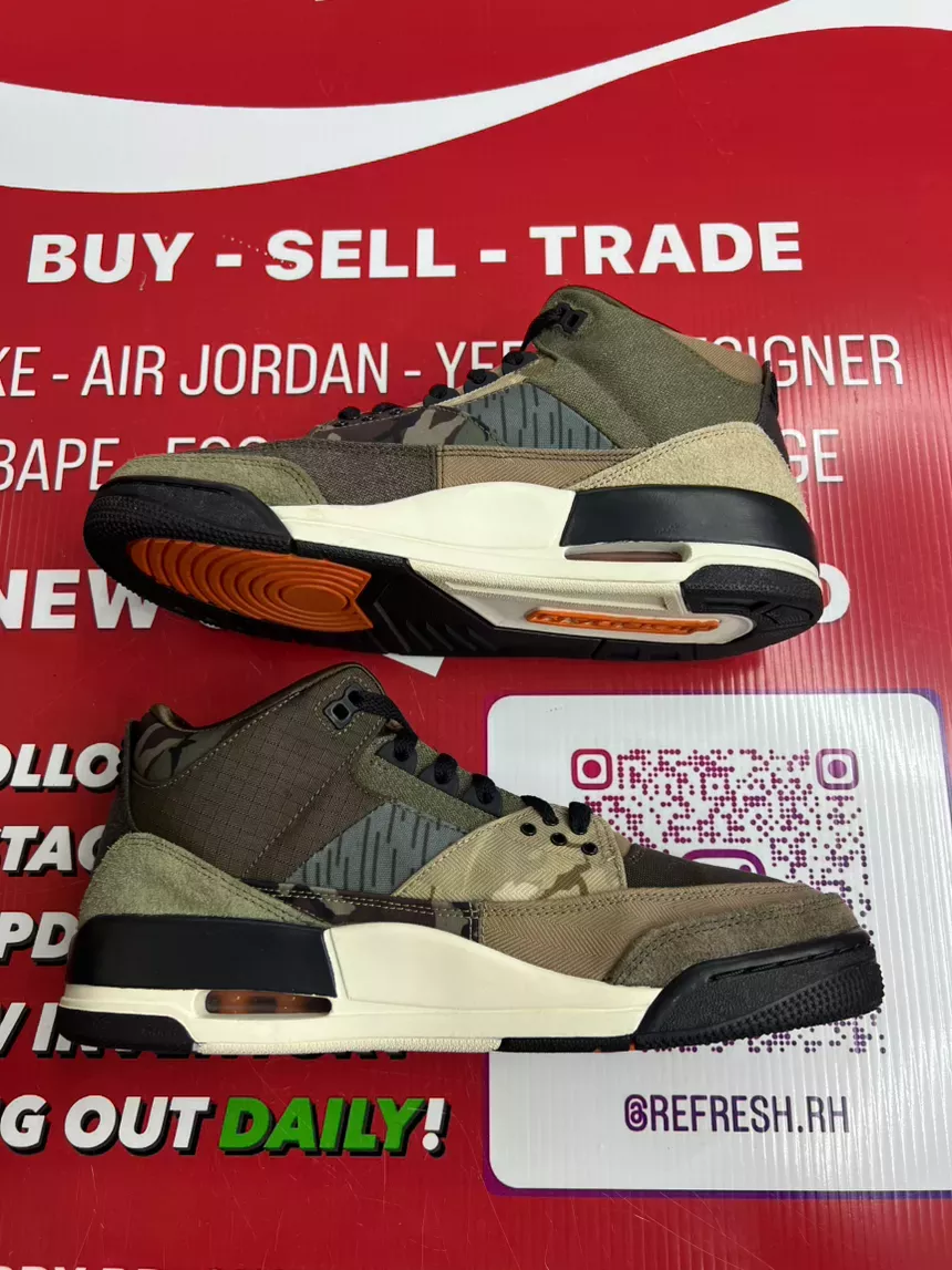 Air Jordan 3 Patchwork Camo Size 9.5