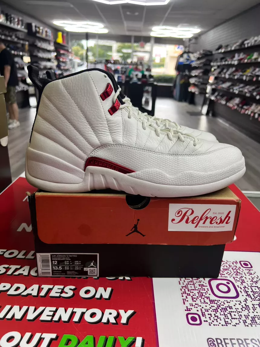 Air Jordan 12 Retro White/Red