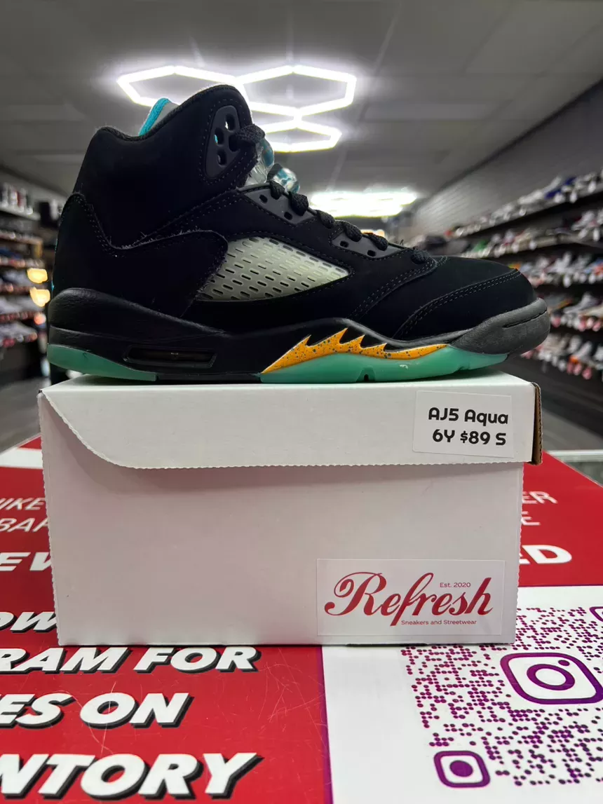 Air Jordan 5 Aqua Size 6y