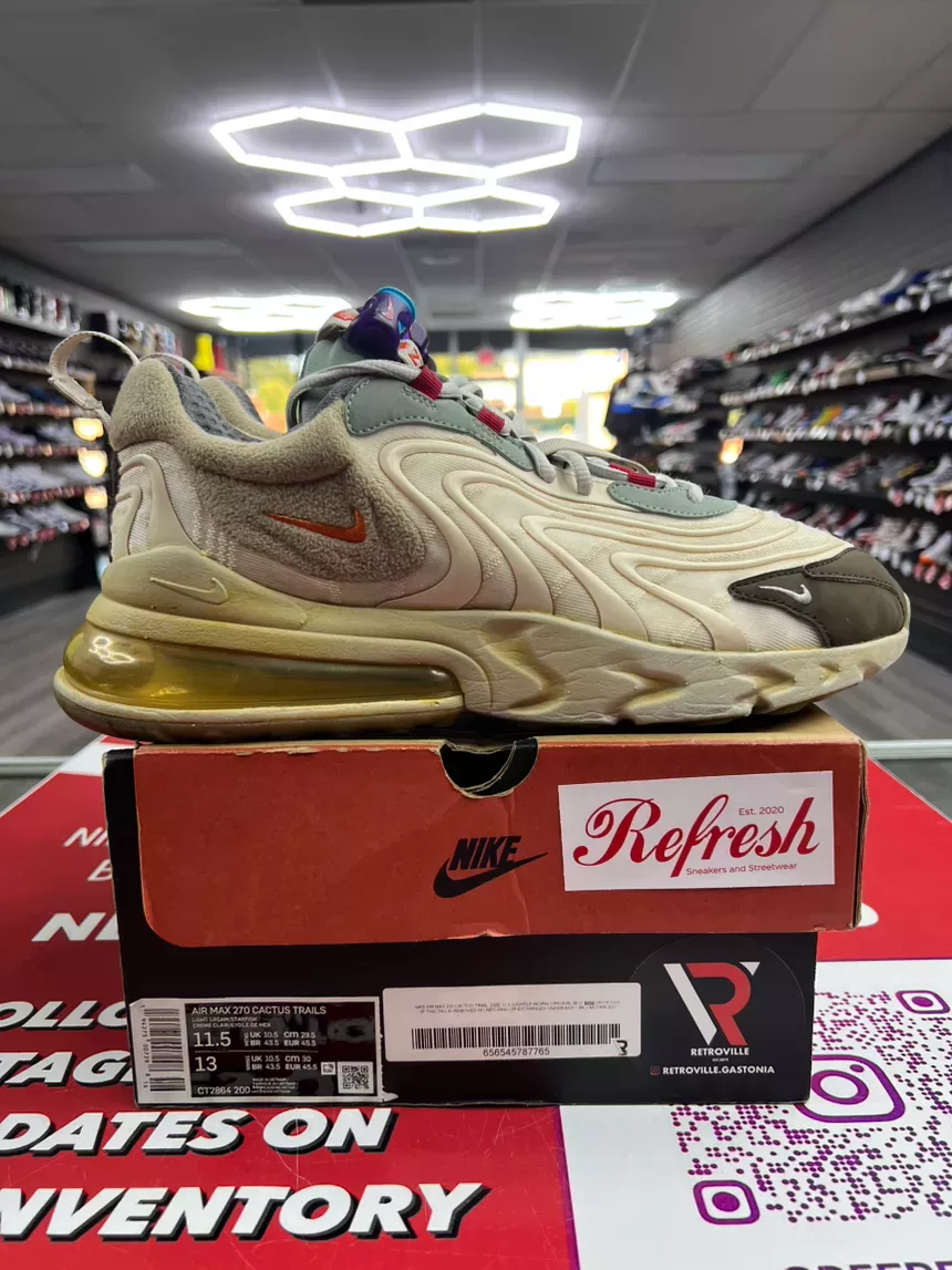 Nike Air Max 270 Travis Scott Trails Size 11.5