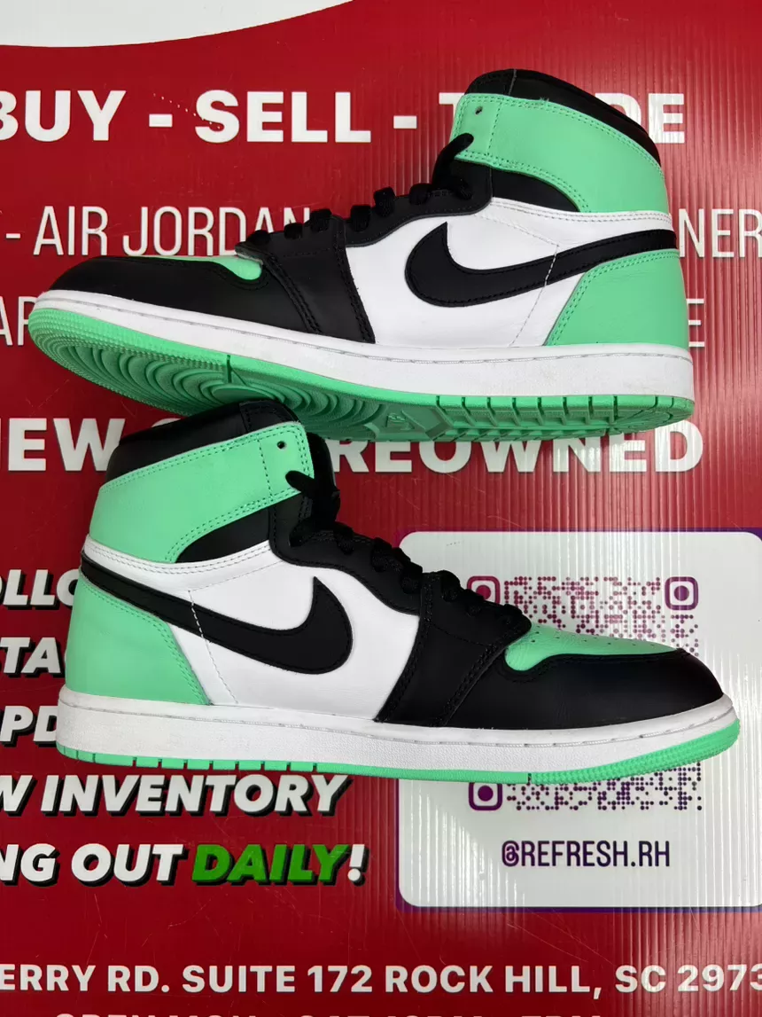 Air Jordan 1 Green Glow Size 11.5
