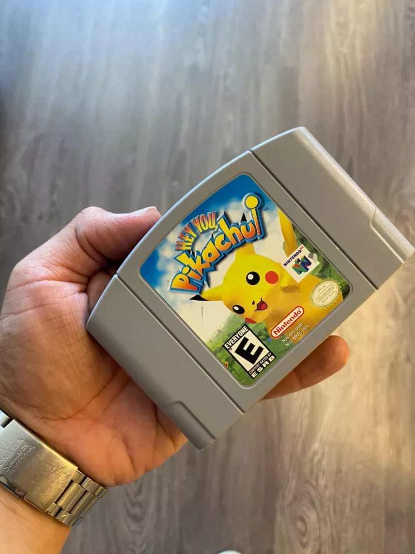 Hey You Pikachu! N64 Game Cartridge