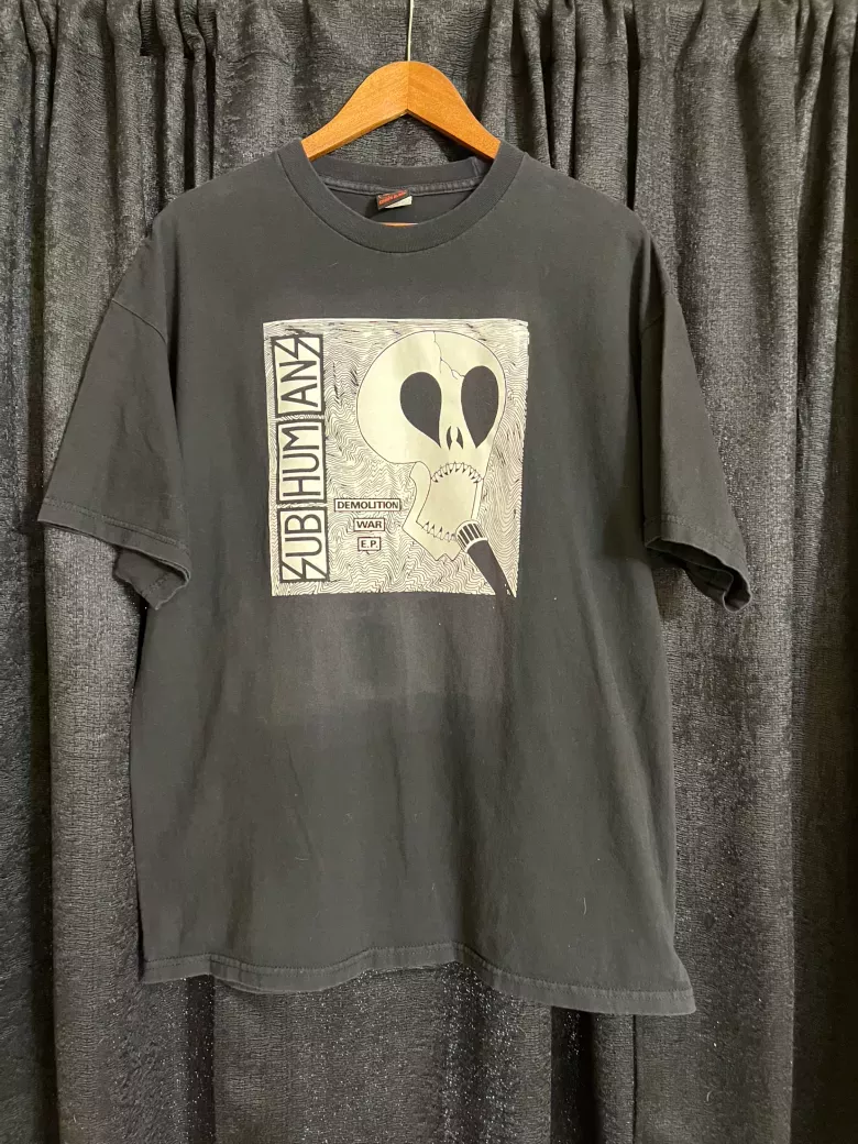 Subhumans Demolition War Vintage Tee