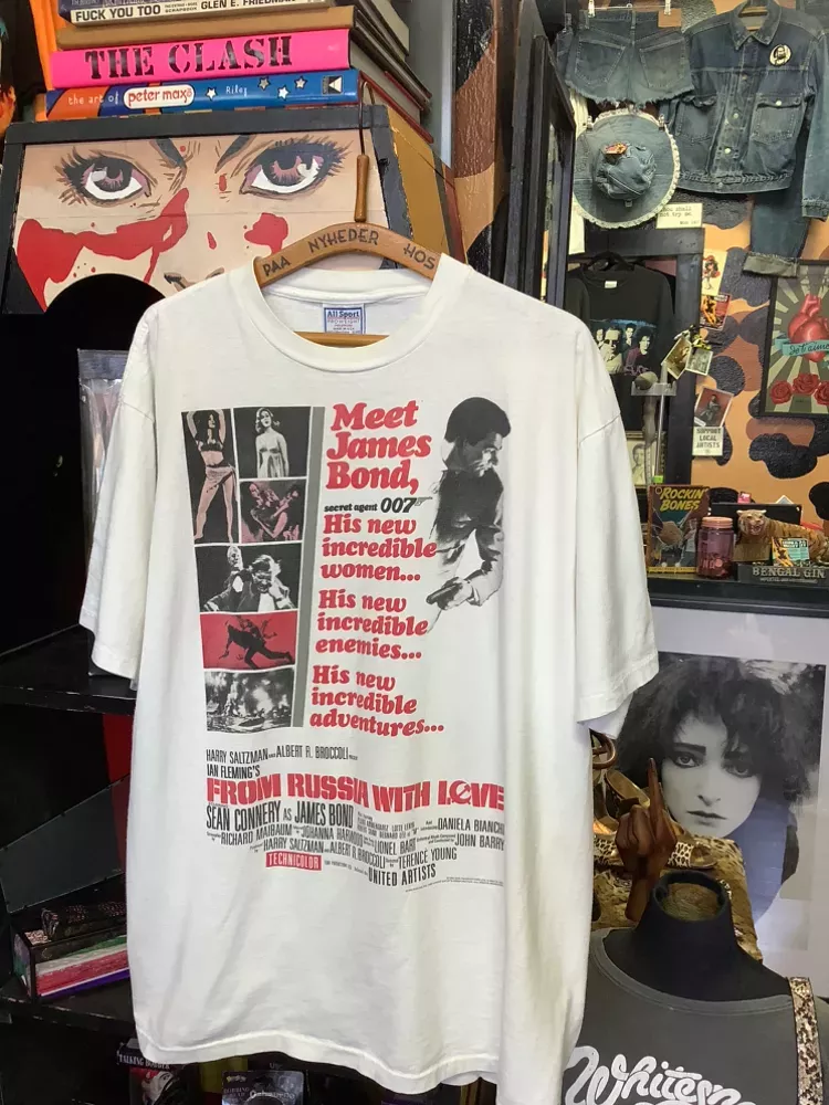 Vintage James Bond 'From Russia With Love' Movie T-Shirt