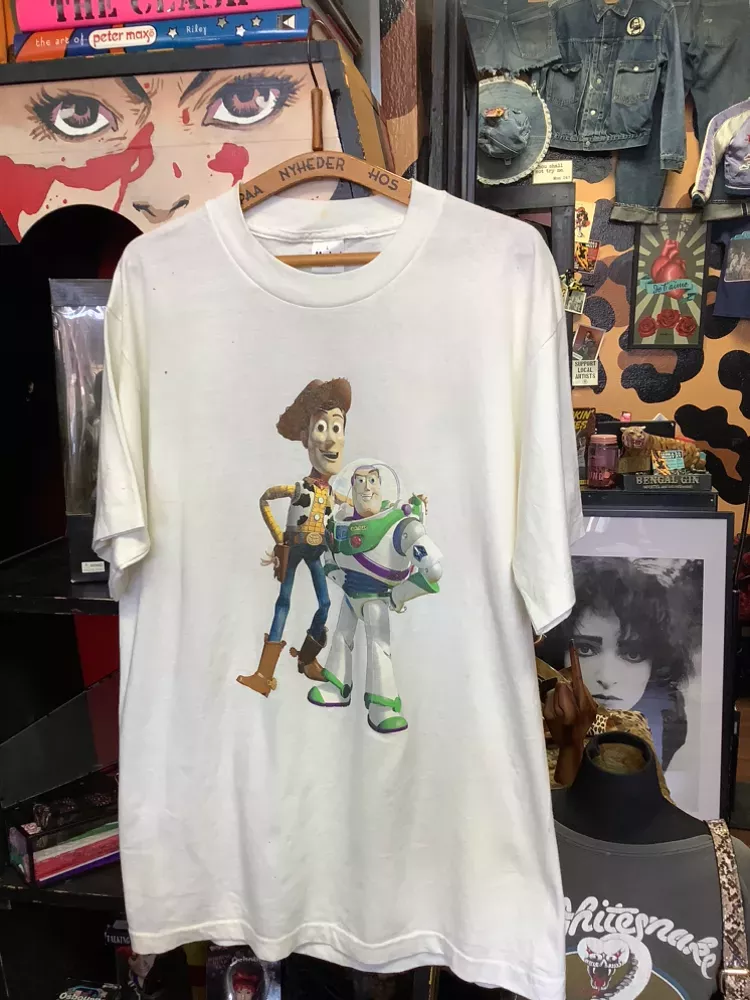 Vintage Toy Story Woody & Buzz Movie T