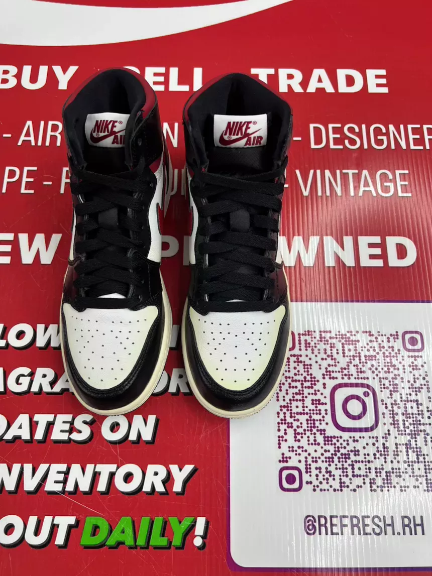 AJ1 Black Gym Red Size 4.5y