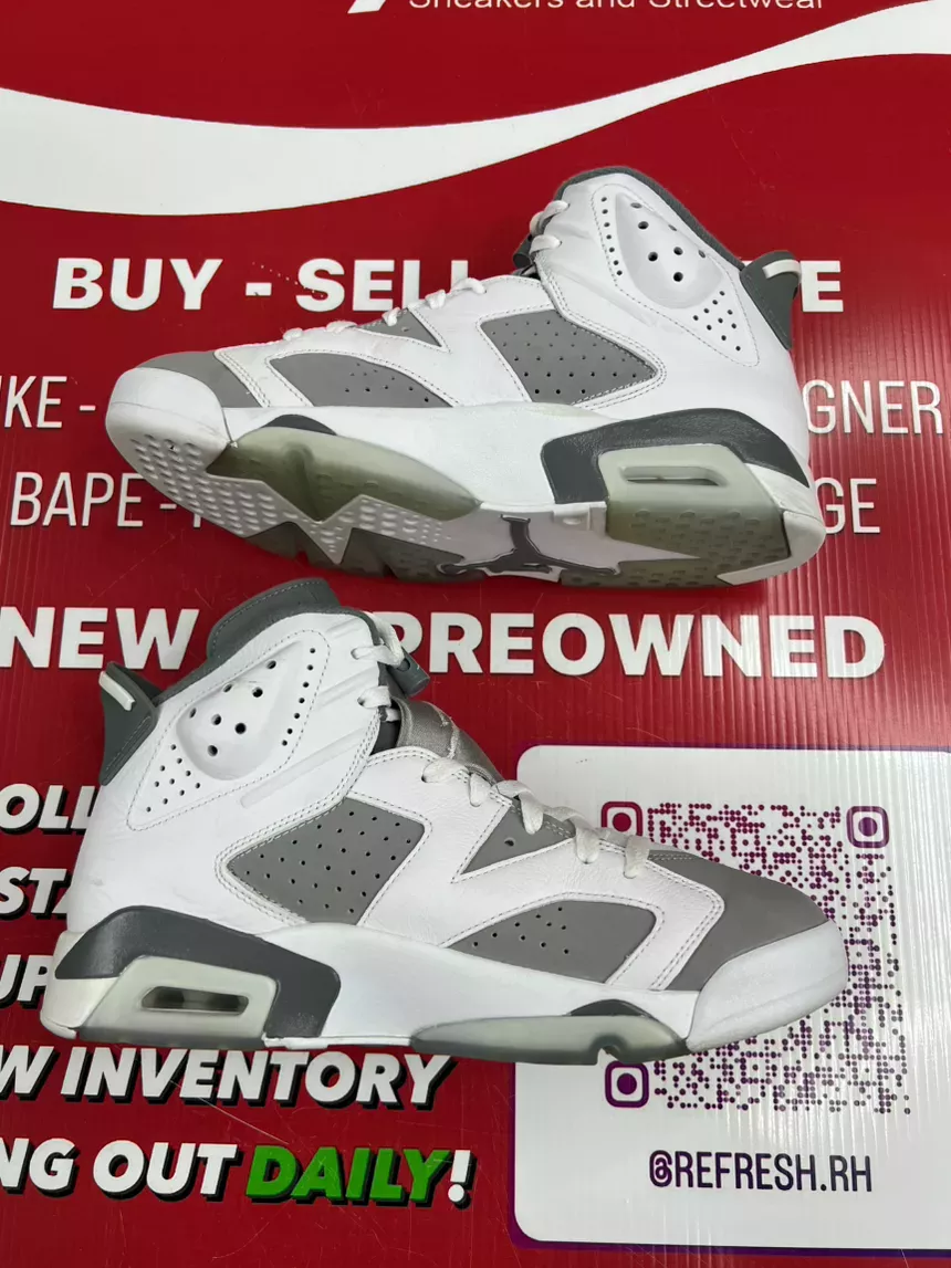 Air Jordan 6 Cool Grey Size 9.5