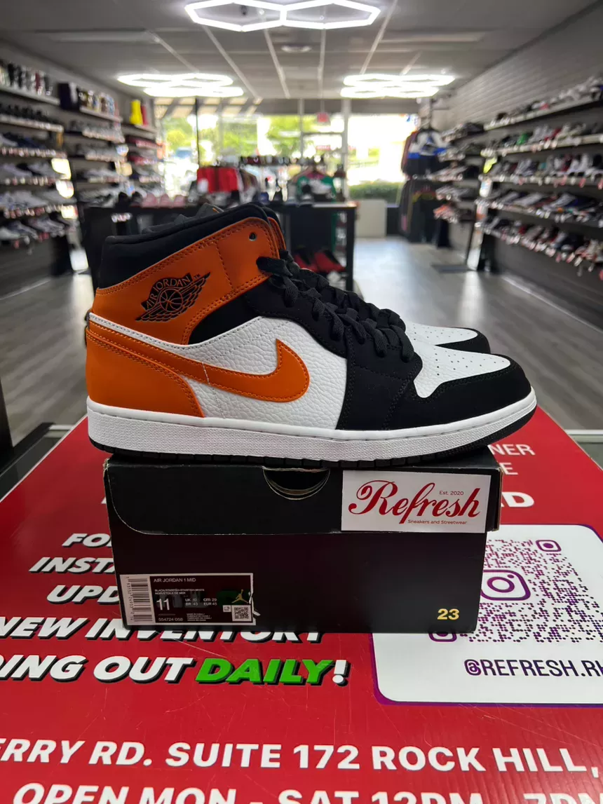 Air Jordan 1 Mid Shattered Backboard Size 11