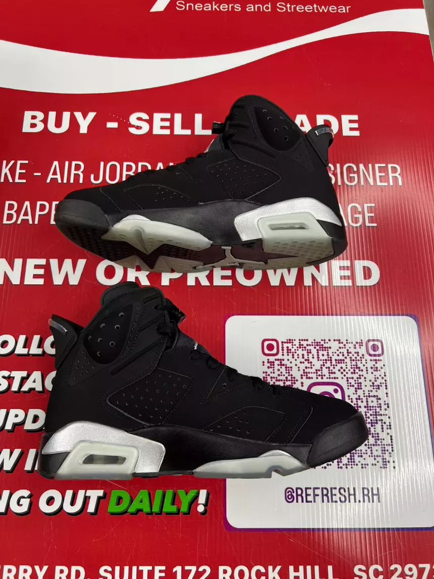 Air Jordan 6 Chrome Size 7.5
