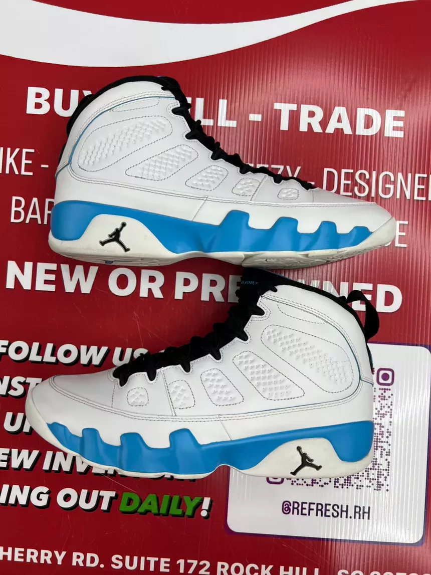 Air Jordan 9 Powder Blue Size 12