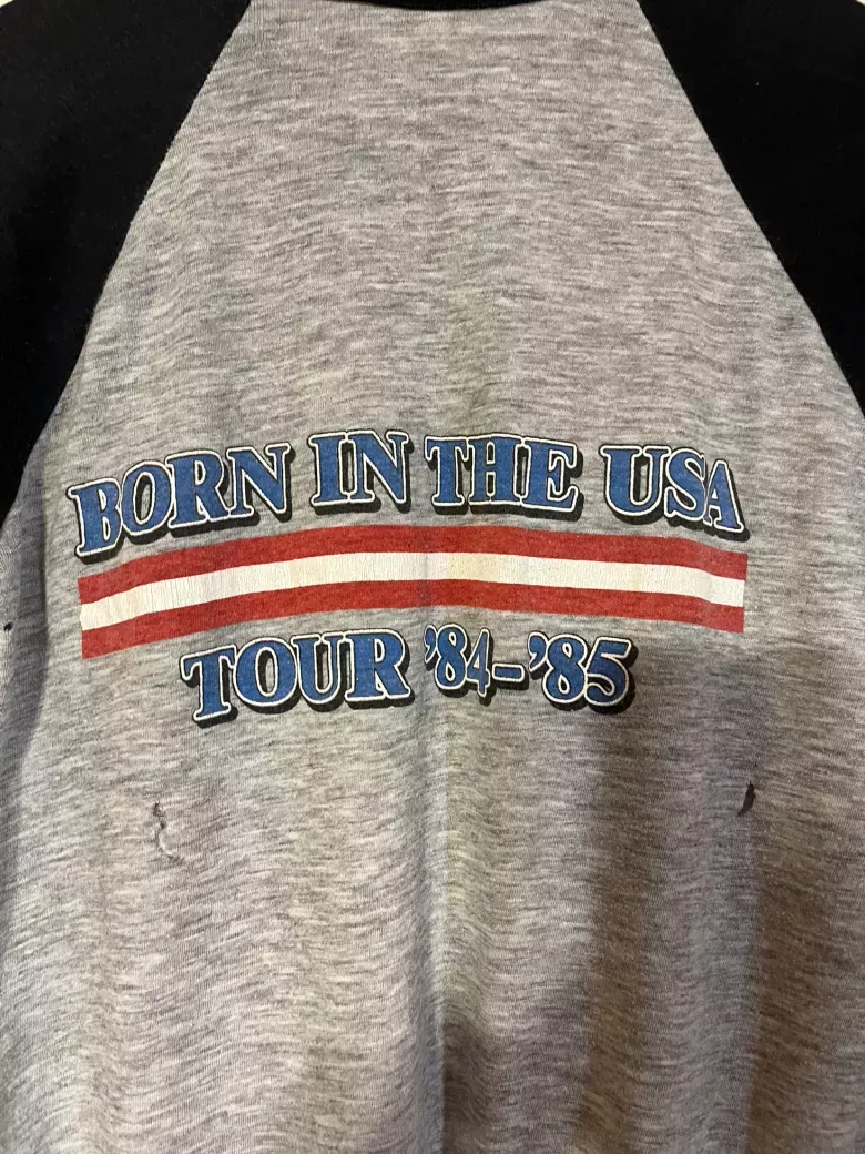 Vintage Bruce Springsteen Raglan Tee