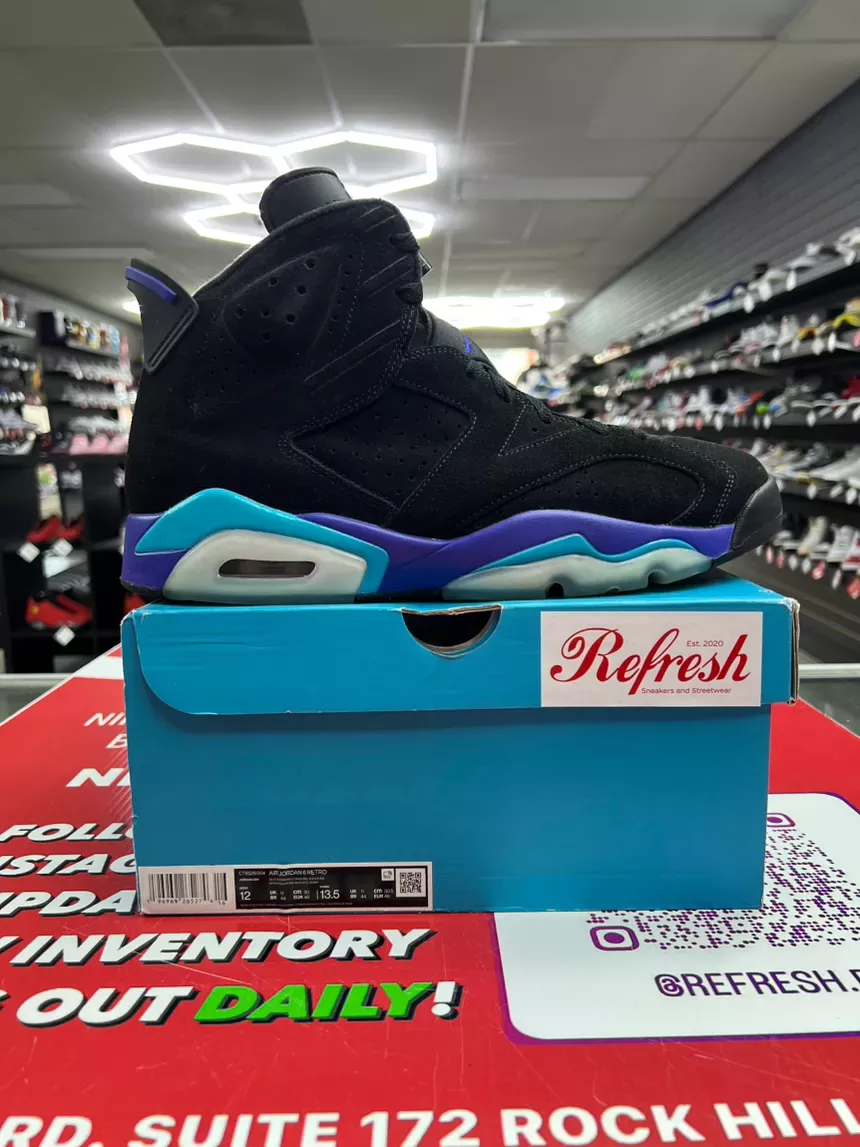 Air Jordan 6 Aqua Size 12
