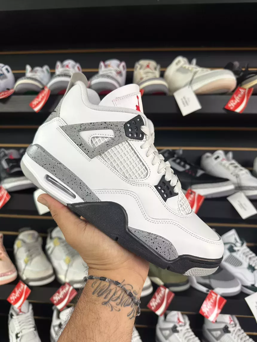Air Jordan 4 White Cement Size 5.5y