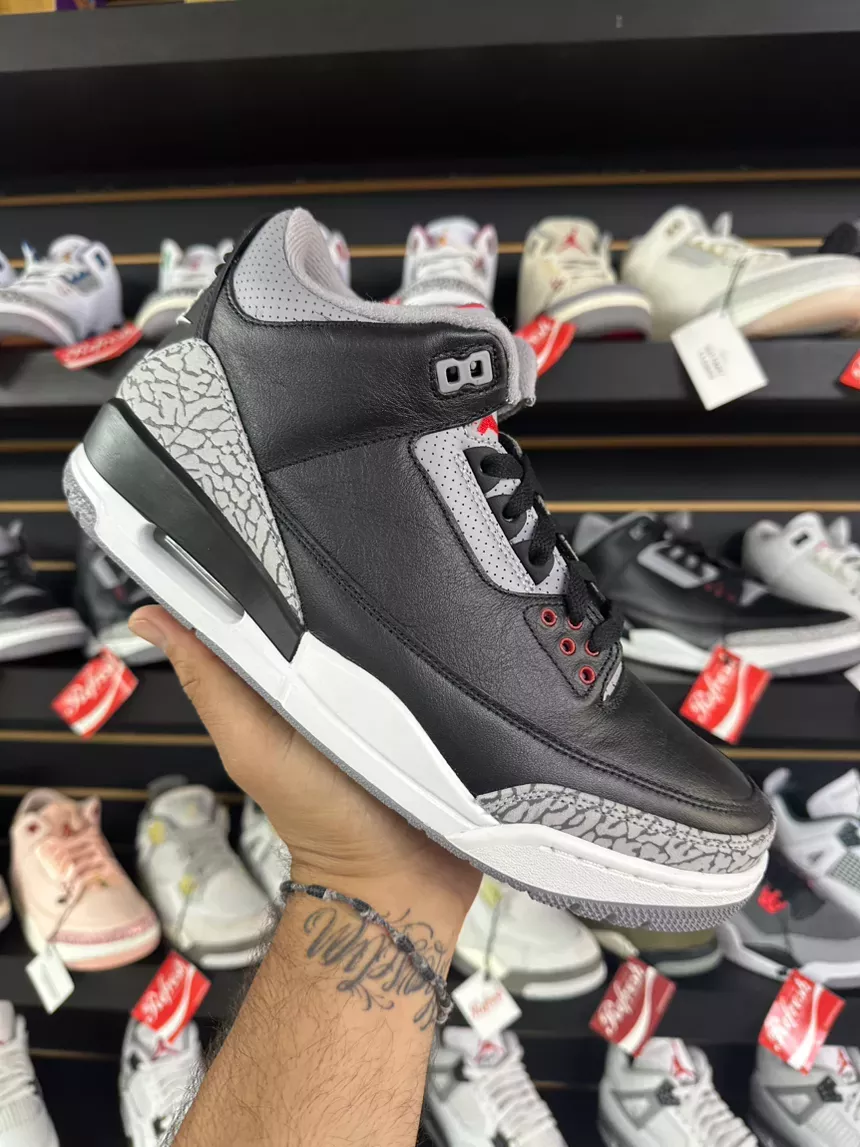 Air Jordan 3 Black Cement Size 10.5