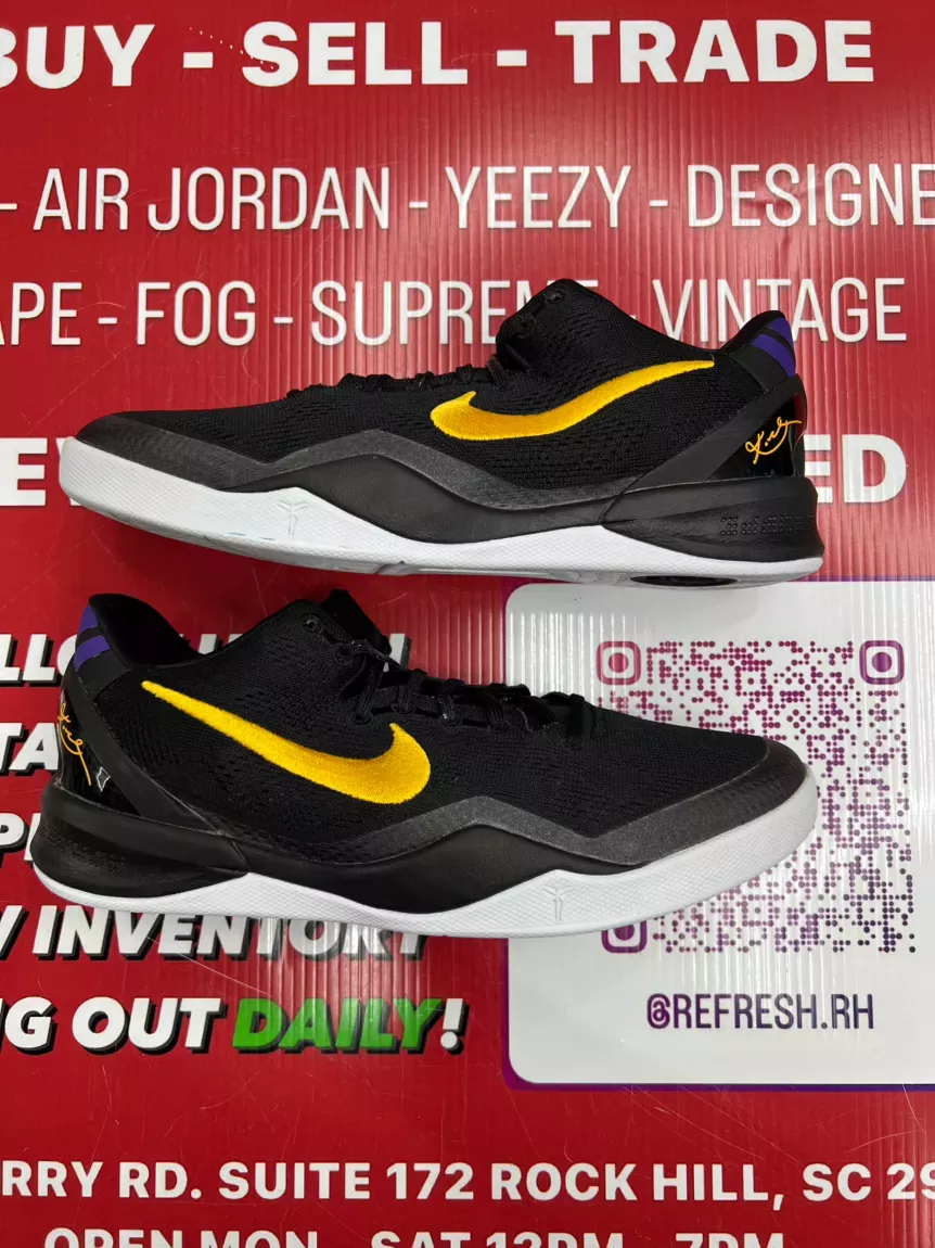 Nike Kobe 8 Lakers Away Size 7y