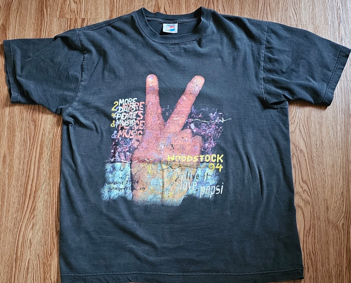 Vintage Woodstock 94 Pepsi Promo Tee