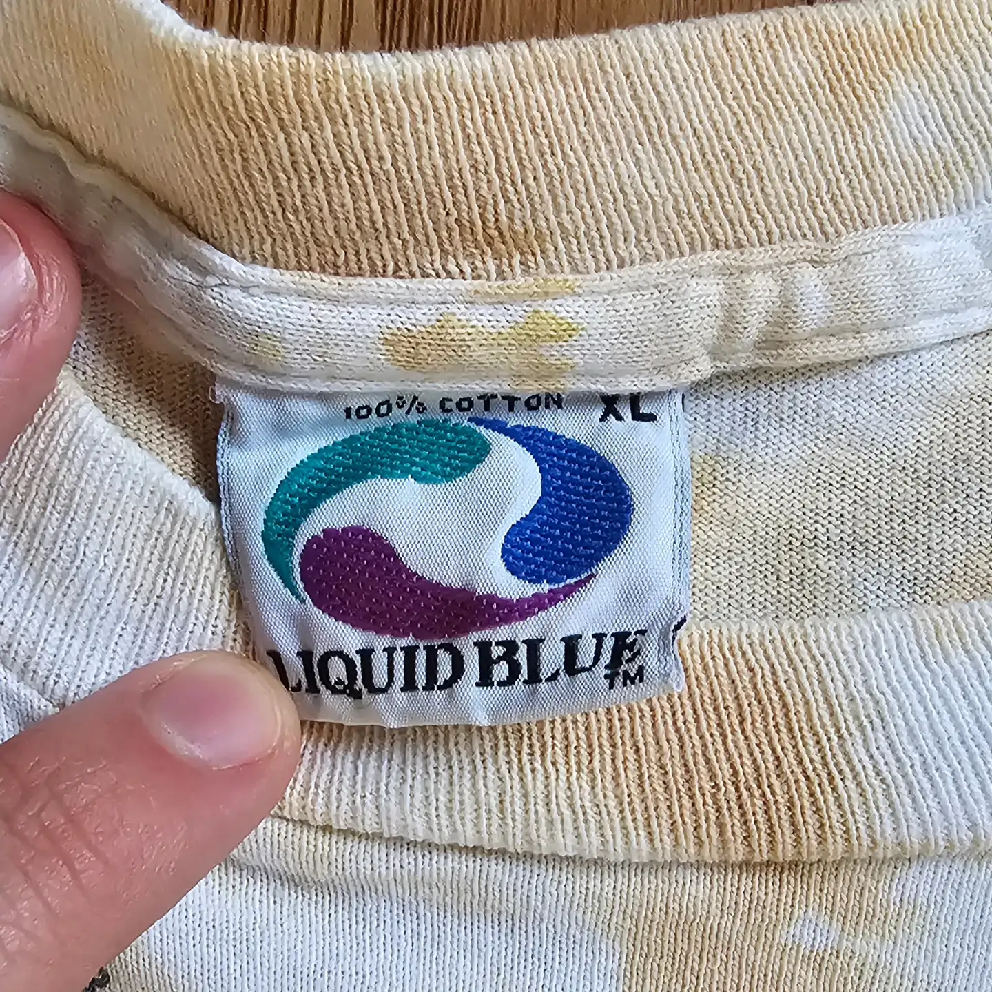 1992 Liquid Blue Terra Mater (Mother Earth) Constellation - Size XL (22.5 x 30)
