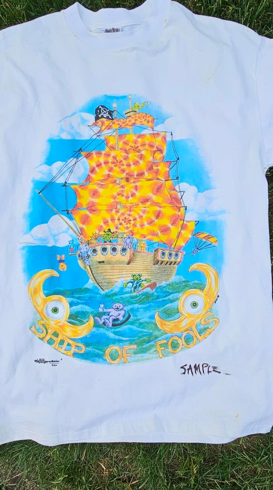 Very Rare (XL 24" x 32.5") - Vintage Ship of Fools Graphic - Sample 1 of 1