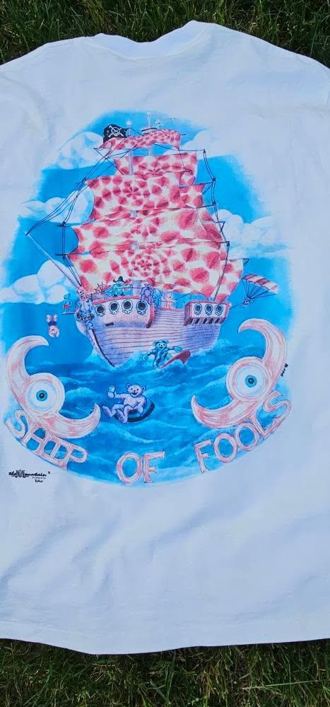 Very Rare (XL 24" x 32.5") - Vintage Ship of Fools Graphic - Sample 1 of 1