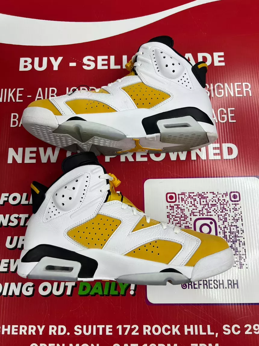 Air Jordan 6 Yellow Ochre Size 10.5