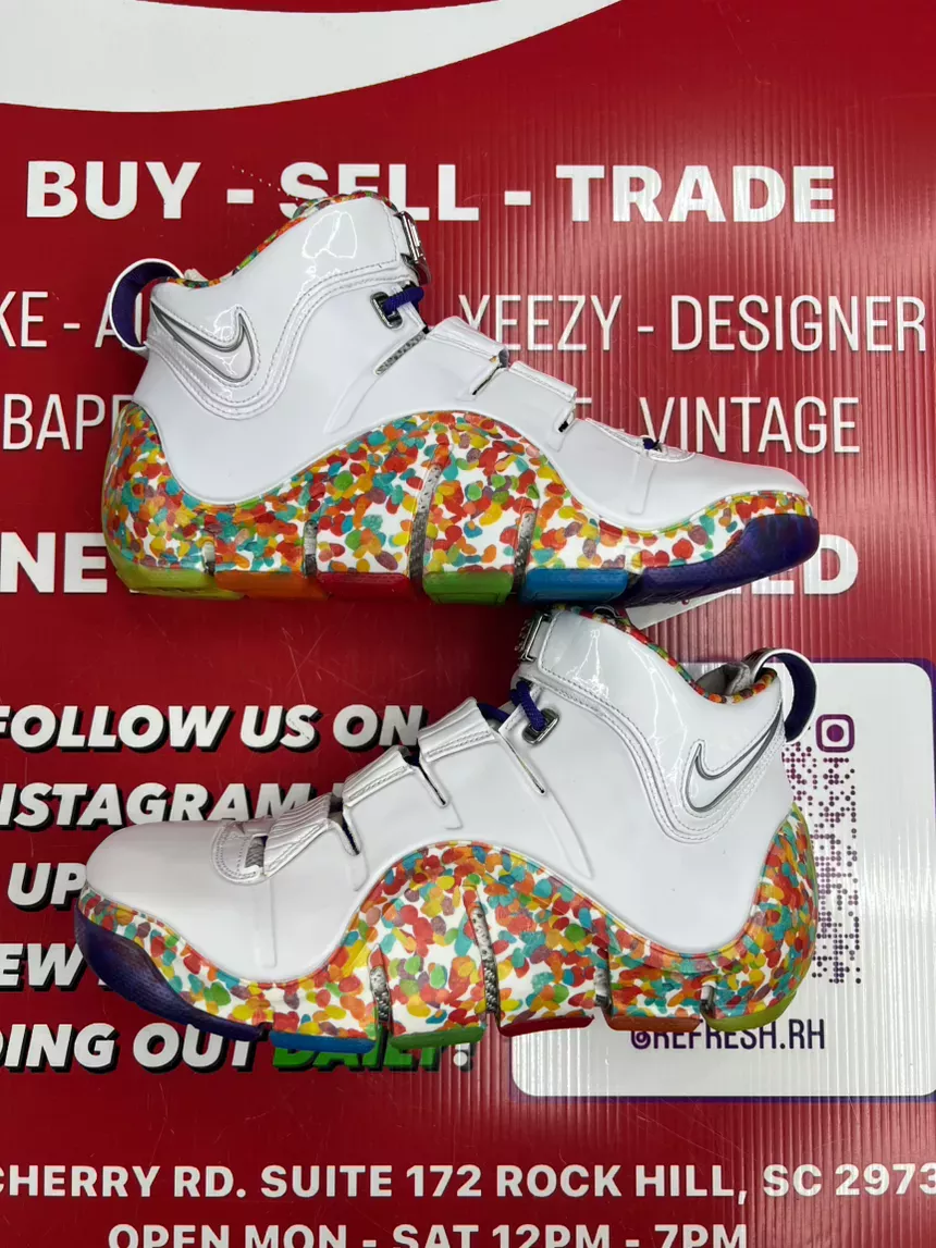 Nike LeBron IV Fruity Pebbles Size 9.5